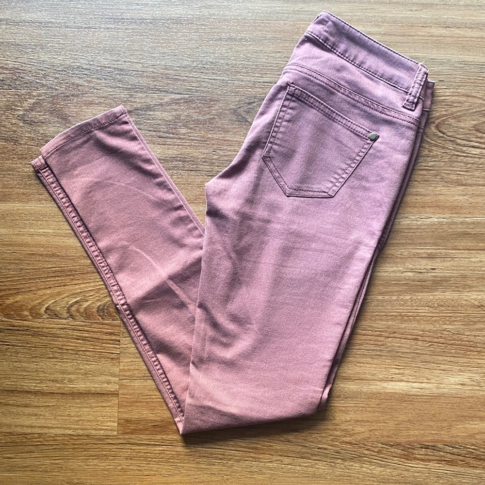 Love, Fire Dusty Mauve Skinny Jeans